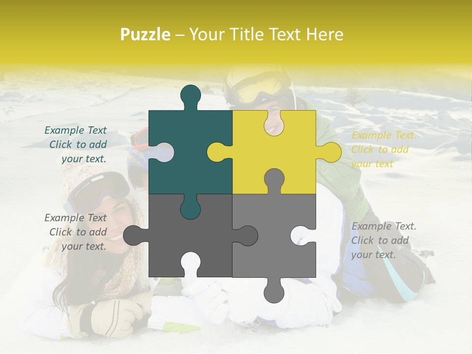 Woman Whiteness Hat PowerPoint Template