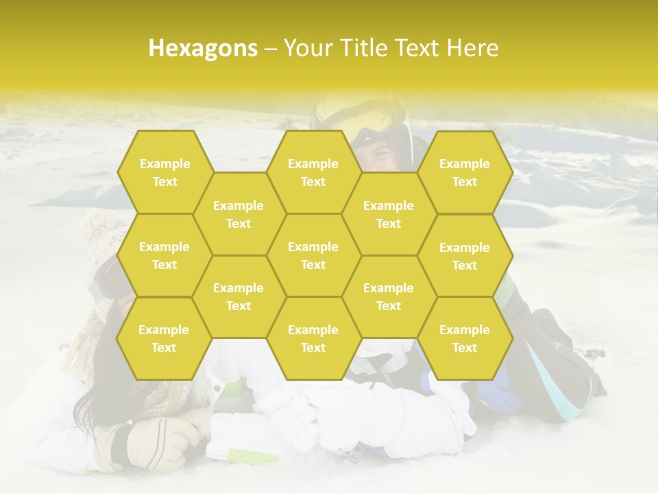 Woman Whiteness Hat PowerPoint Template