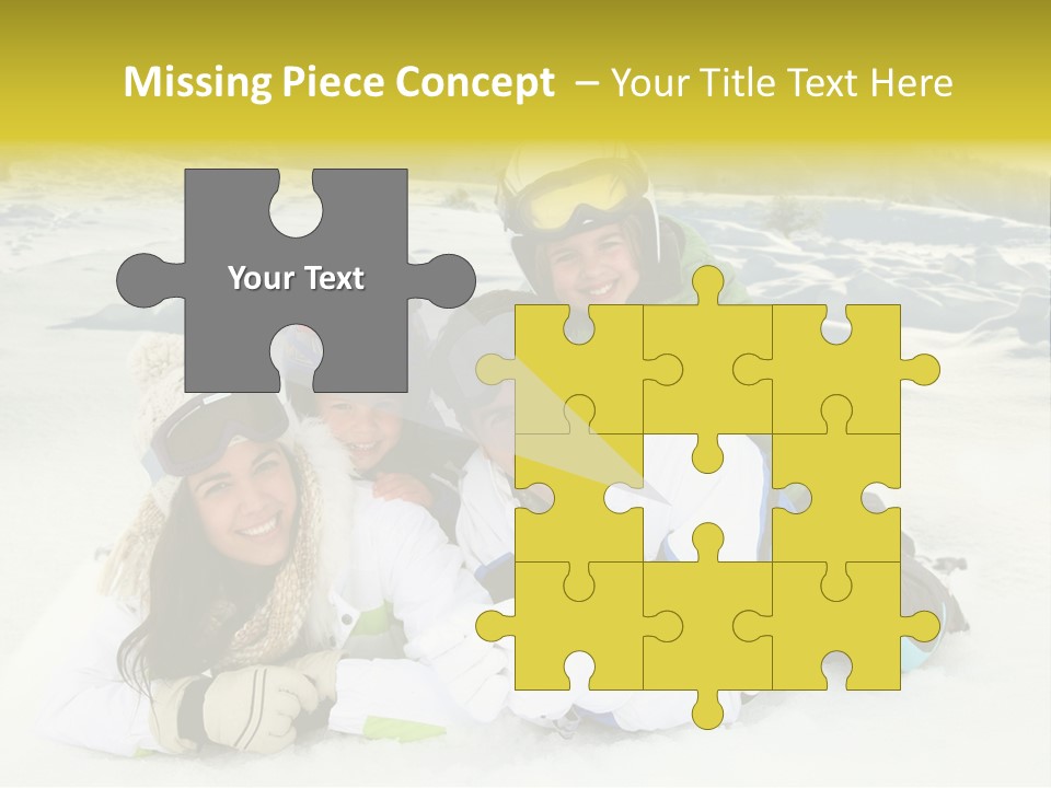 Woman Whiteness Hat PowerPoint Template