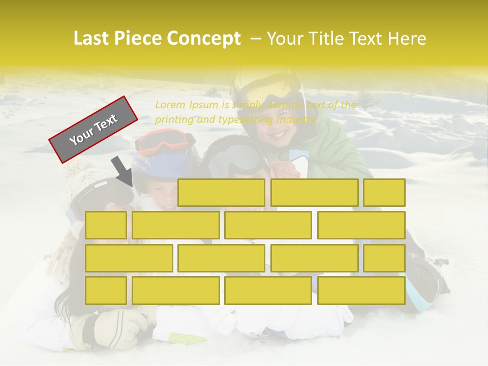 Woman Whiteness Hat PowerPoint Template