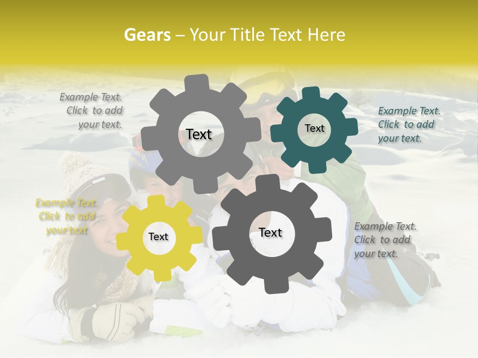 Woman Whiteness Hat PowerPoint Template