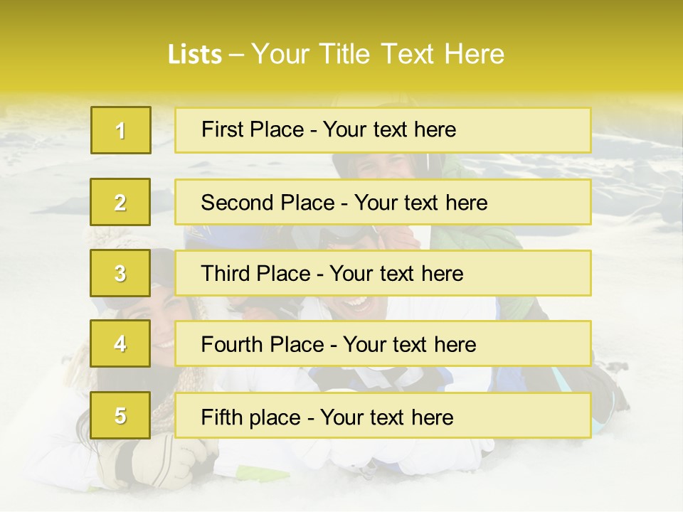 Woman Whiteness Hat PowerPoint Template