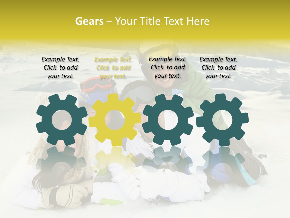 Woman Whiteness Hat PowerPoint Template