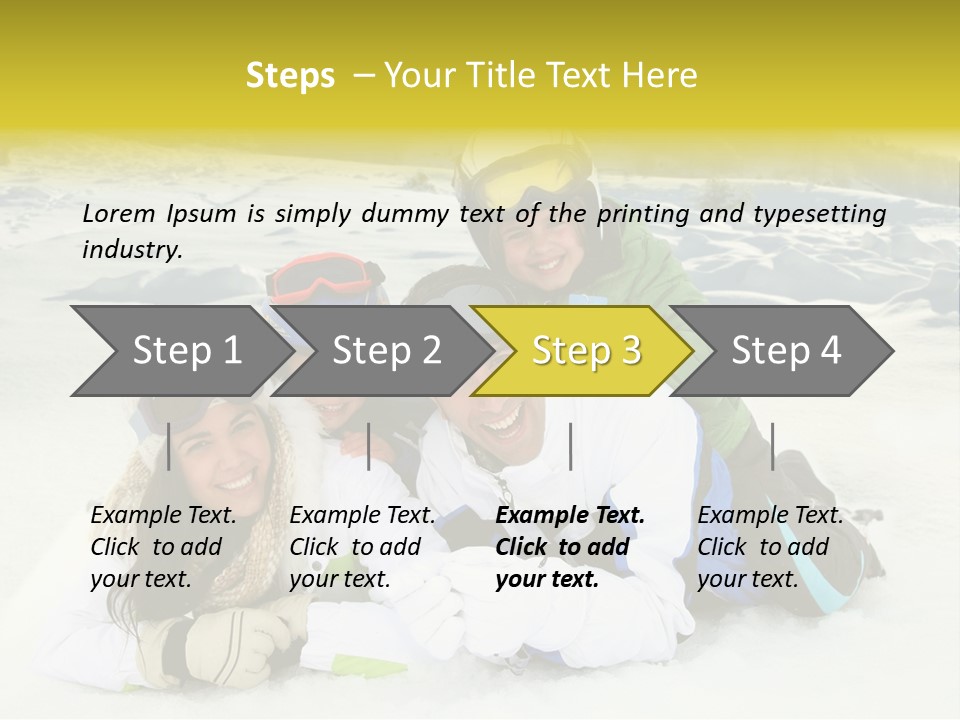 Woman Whiteness Hat PowerPoint Template