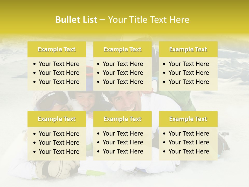 Woman Whiteness Hat PowerPoint Template