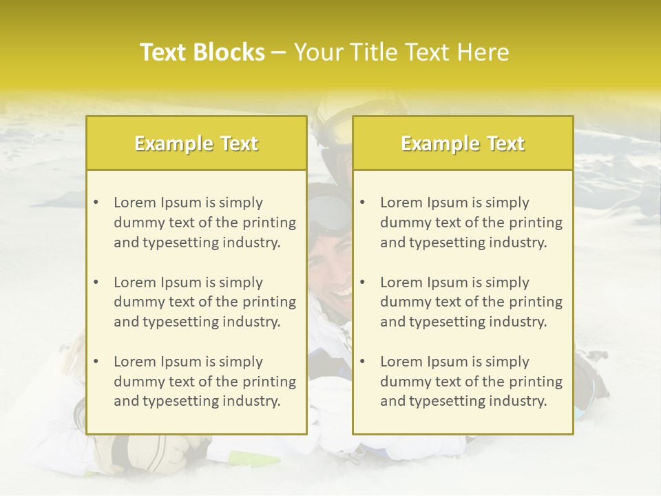 Woman Whiteness Hat PowerPoint Template