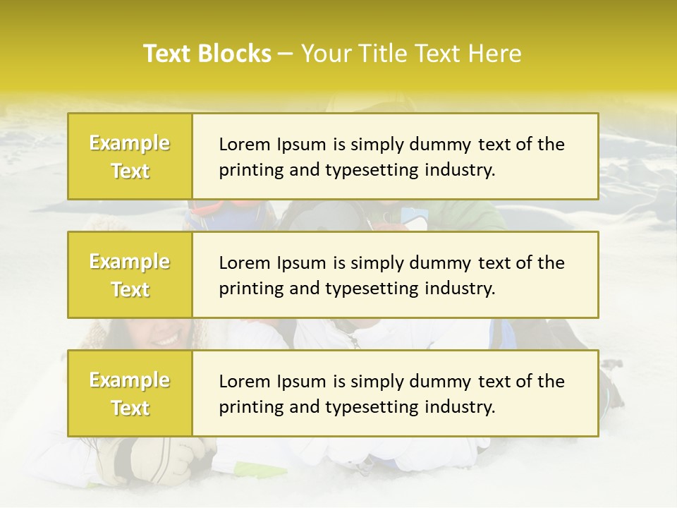 Woman Whiteness Hat PowerPoint Template