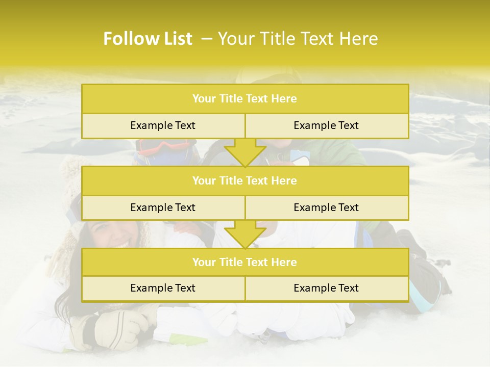 Woman Whiteness Hat PowerPoint Template