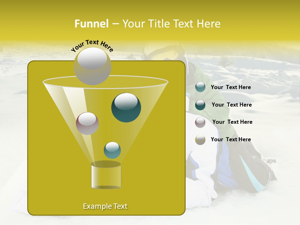 Woman Whiteness Hat PowerPoint Template