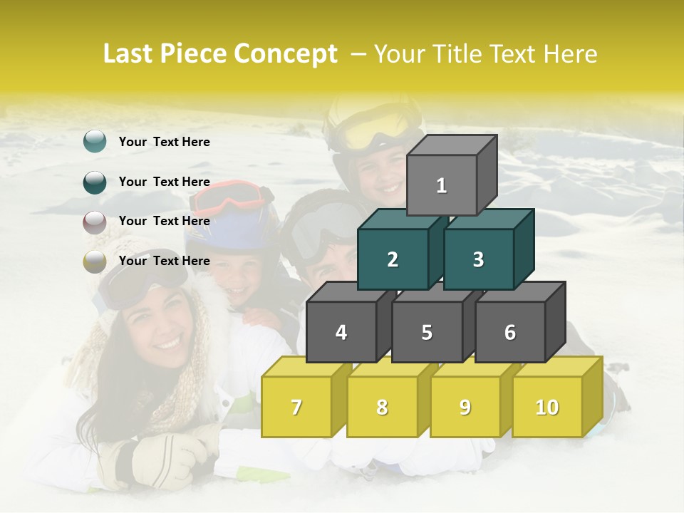 Woman Whiteness Hat PowerPoint Template