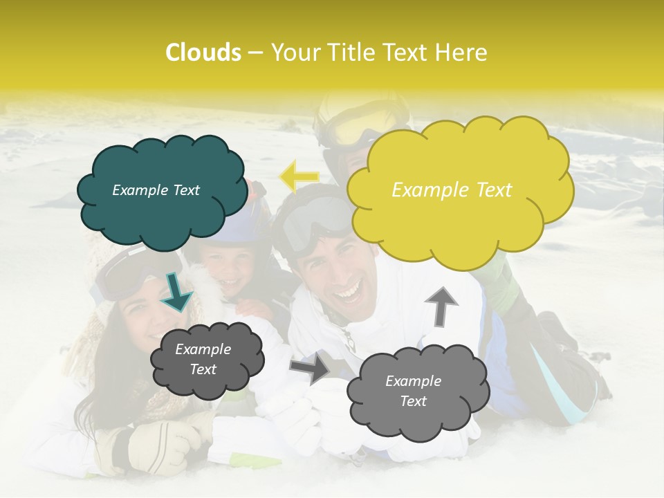 Woman Whiteness Hat PowerPoint Template