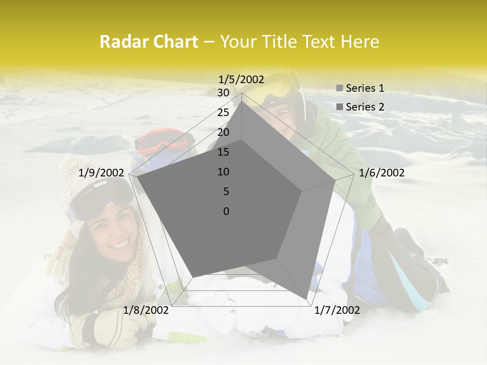 Woman Whiteness Hat PowerPoint Template