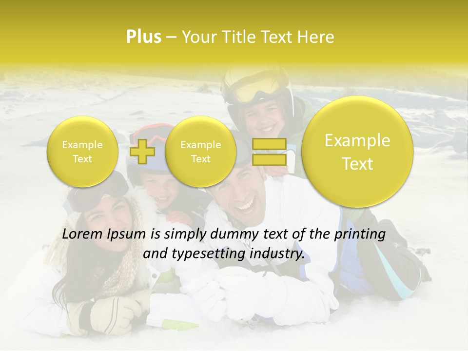 Woman Whiteness Hat PowerPoint Template