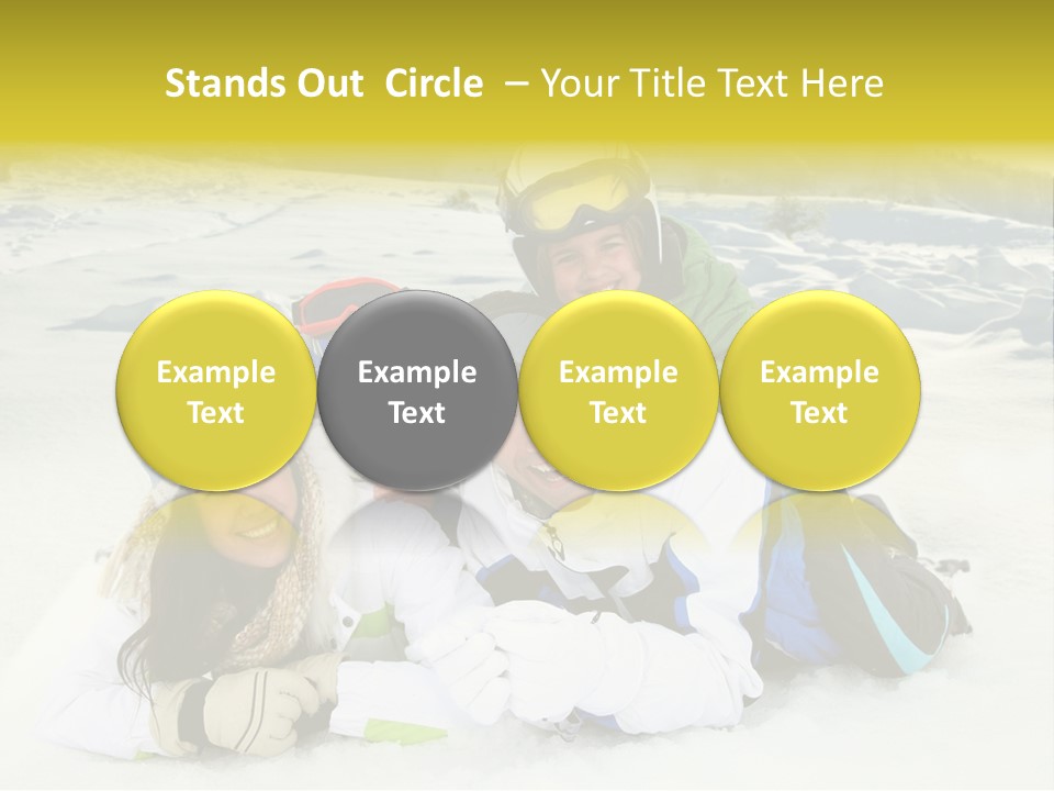 Woman Whiteness Hat PowerPoint Template