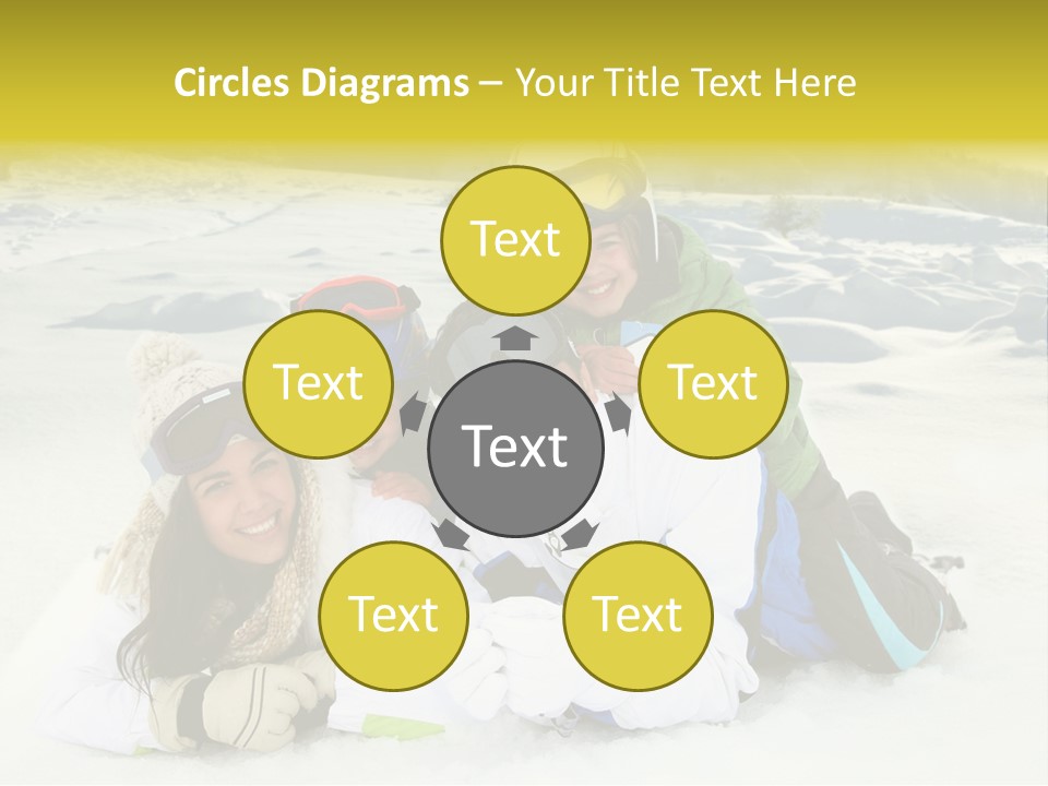 Woman Whiteness Hat PowerPoint Template