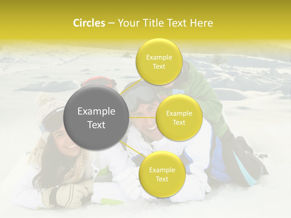 Woman Whiteness Hat PowerPoint Template