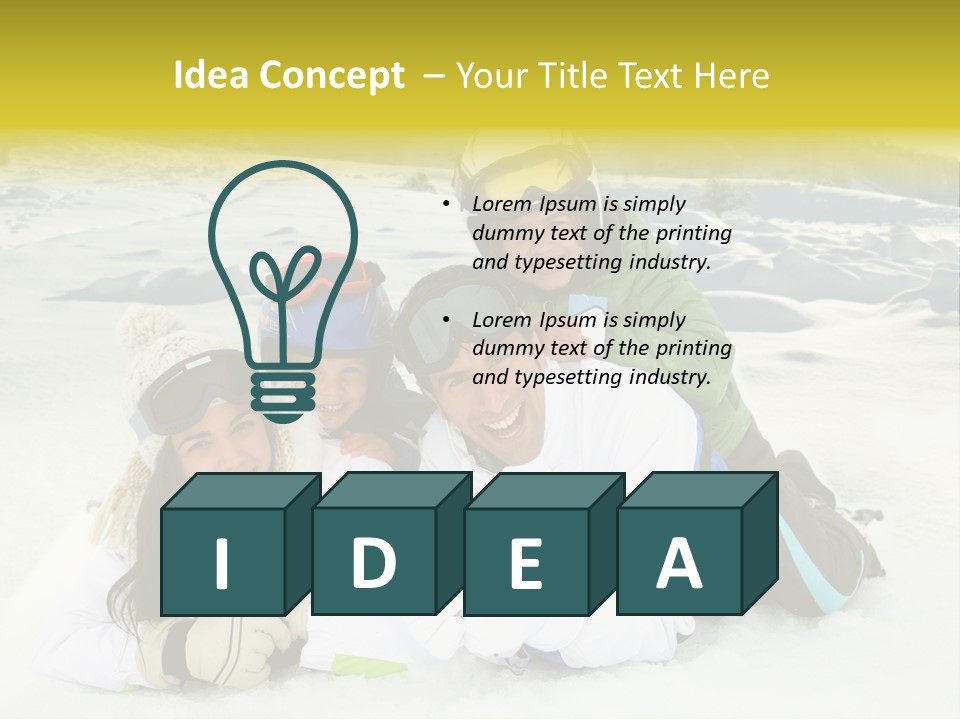 Woman Whiteness Hat PowerPoint Template