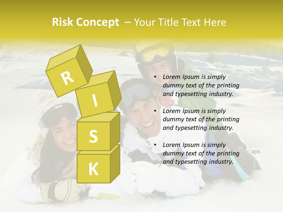 Woman Whiteness Hat PowerPoint Template