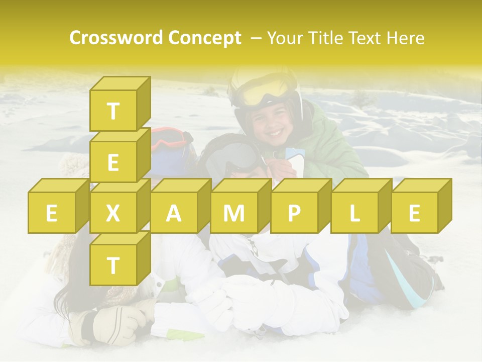 Woman Whiteness Hat PowerPoint Template