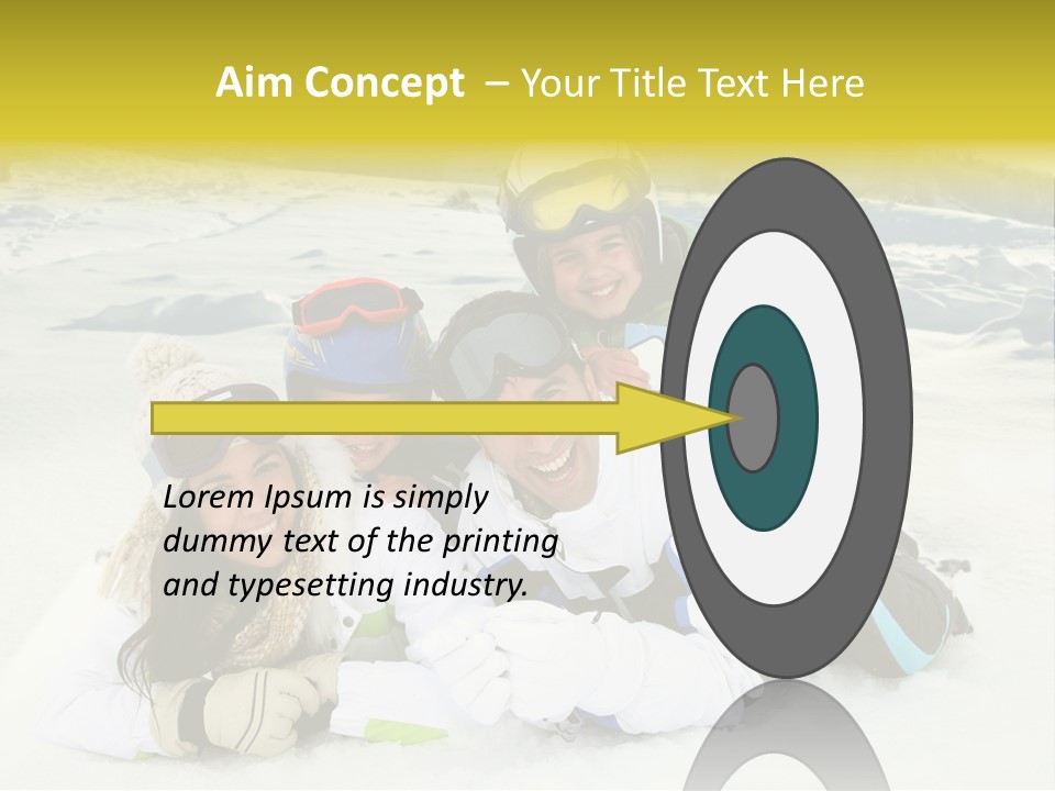 Woman Whiteness Hat PowerPoint Template