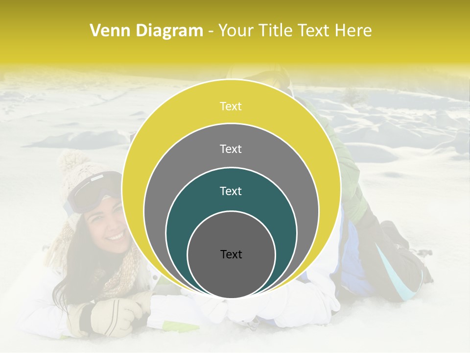 Woman Whiteness Hat PowerPoint Template