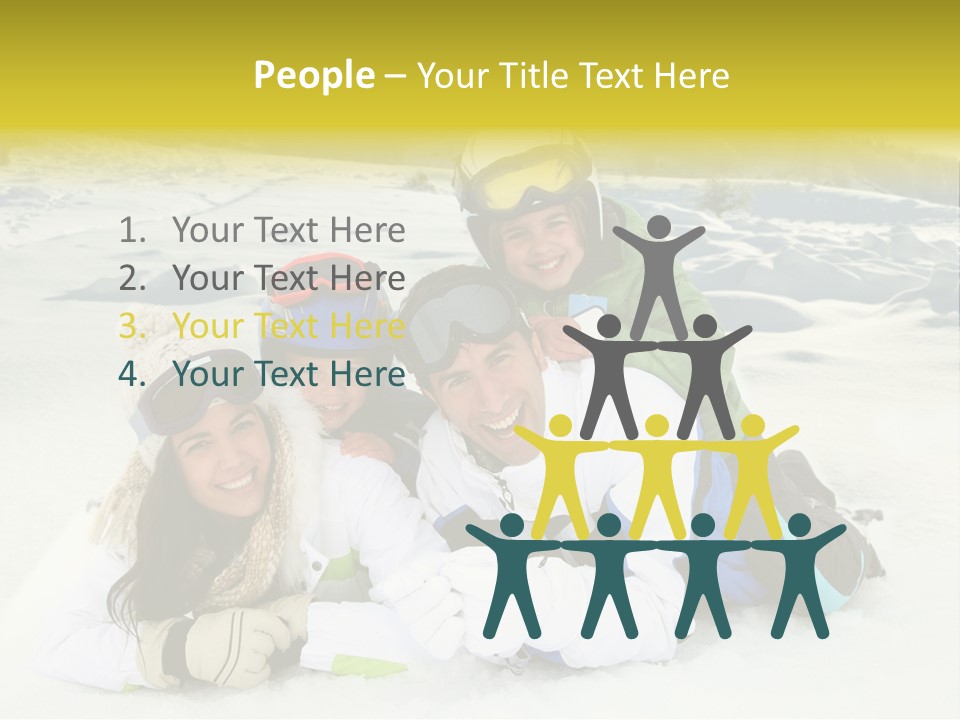 Woman Whiteness Hat PowerPoint Template