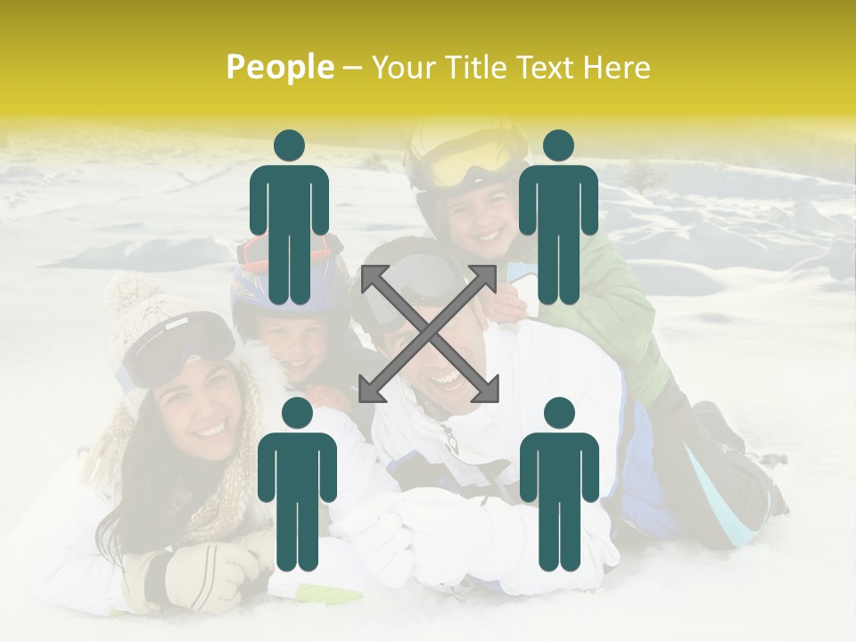 Woman Whiteness Hat PowerPoint Template