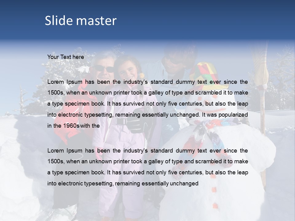 Female Parent Full PowerPoint Template