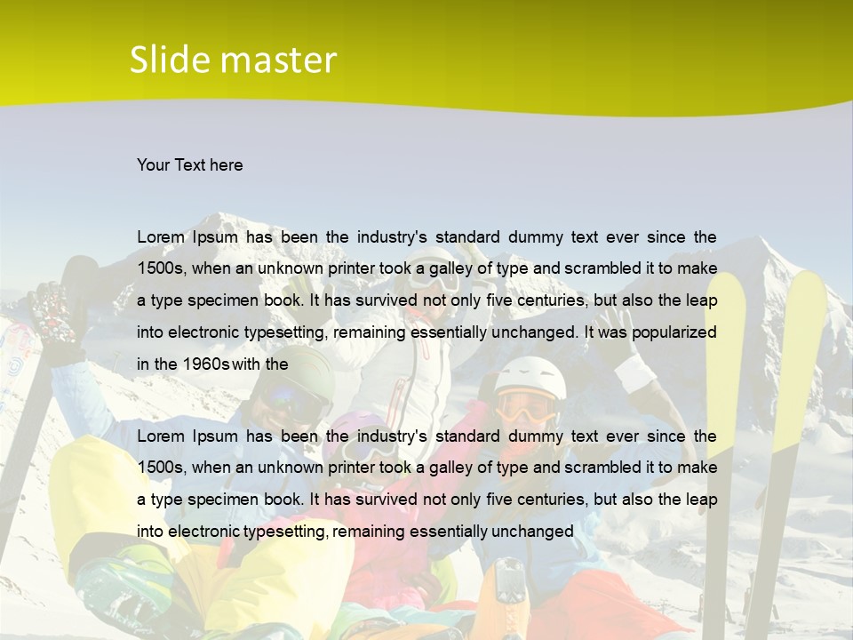 Female Man Parent PowerPoint Template