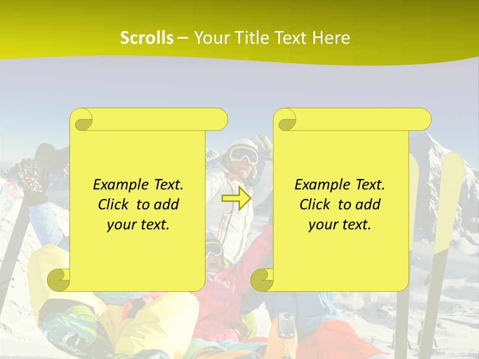 Female Man Parent PowerPoint Template