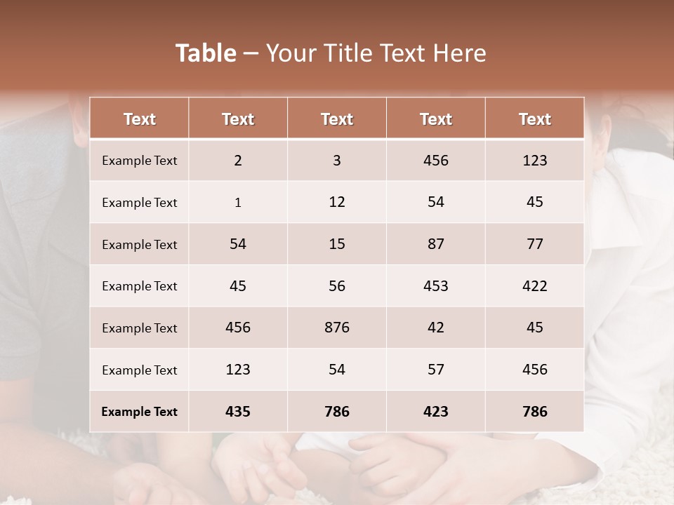 Daughter Family Woman PowerPoint Template