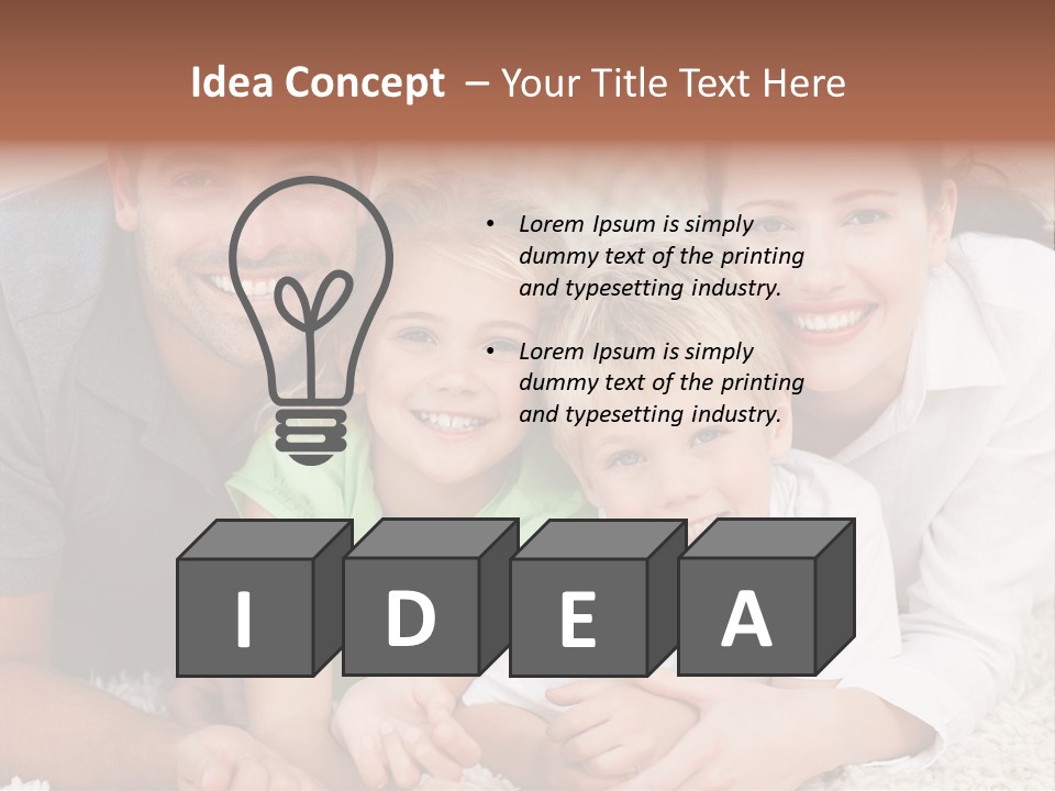 Daughter Family Woman PowerPoint Template