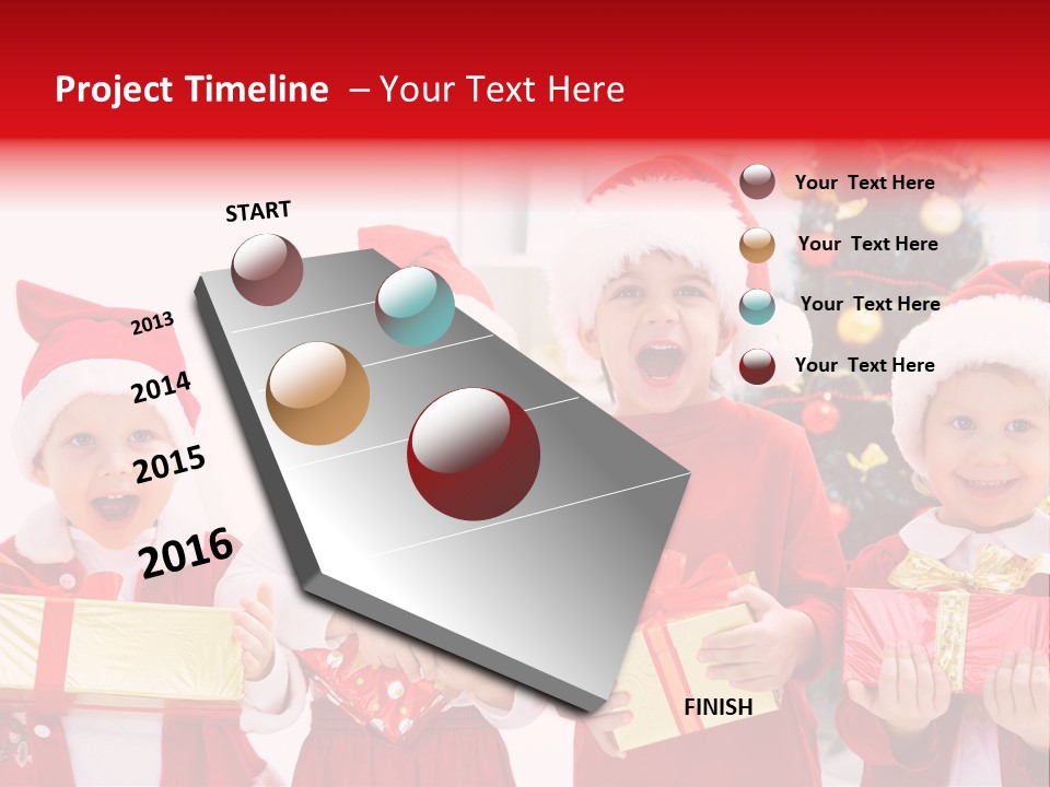 Home Santa Adorable PowerPoint Template