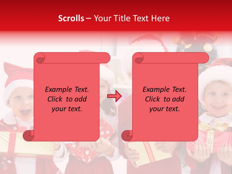 Home Santa Adorable PowerPoint Template