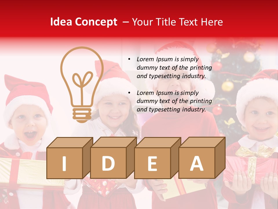 Home Santa Adorable PowerPoint Template