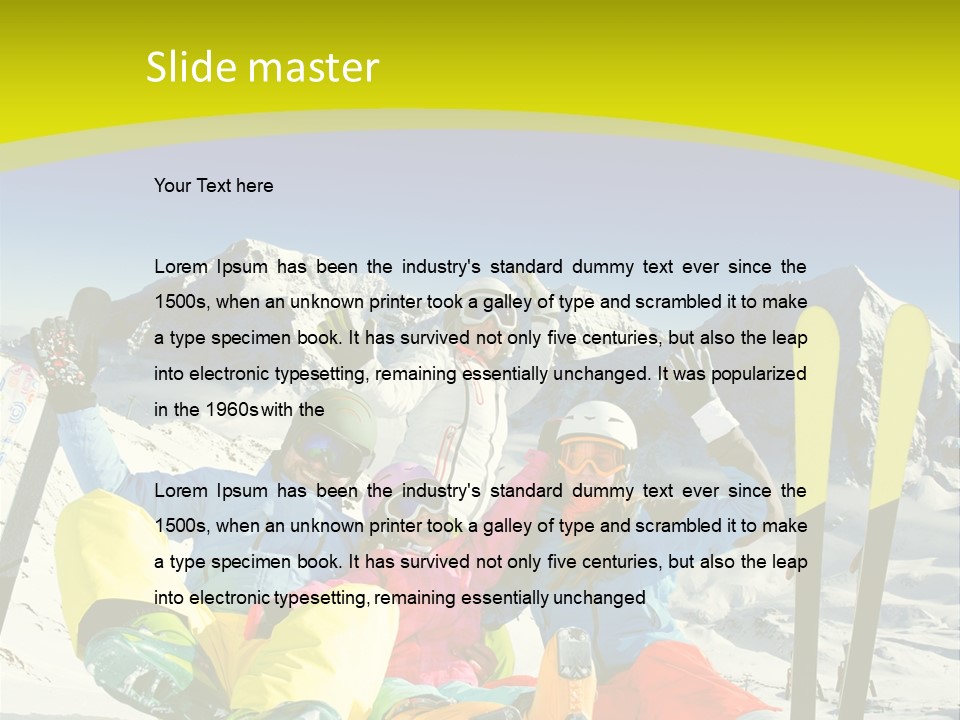 Happy Sky Funny PowerPoint Template