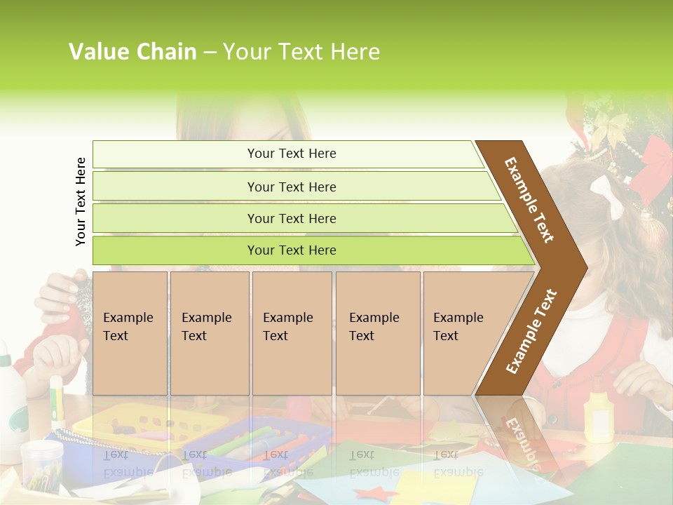Glue Greeting Card Season PowerPoint Template