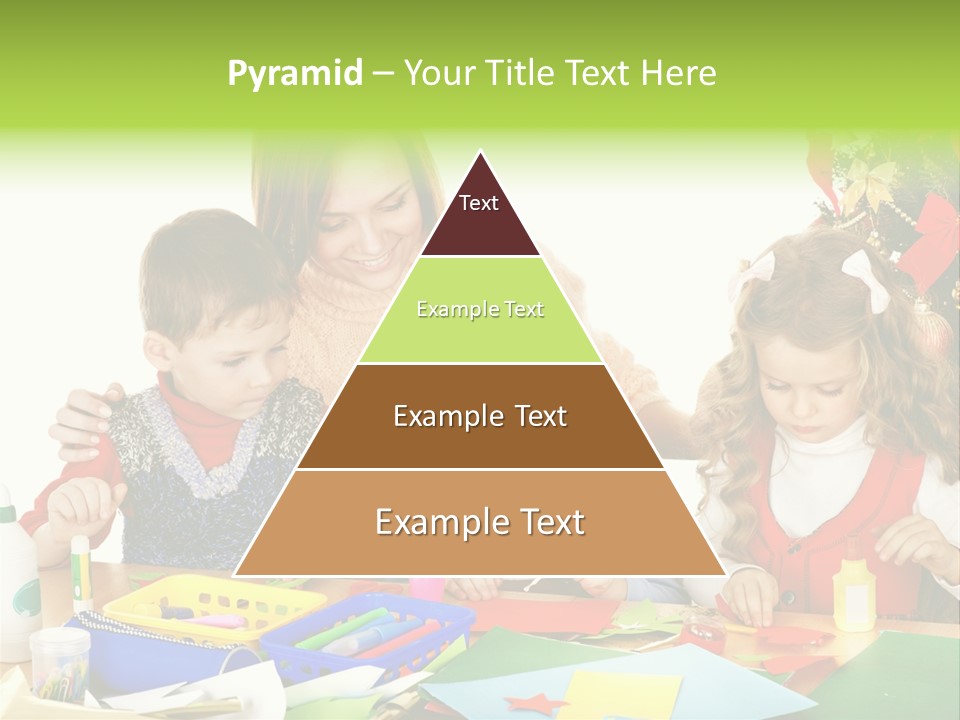 Glue Greeting Card Season PowerPoint Template