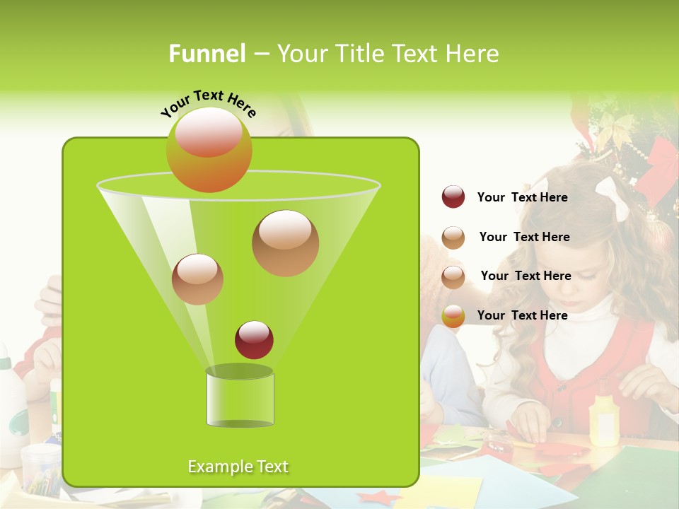 Glue Greeting Card Season PowerPoint Template