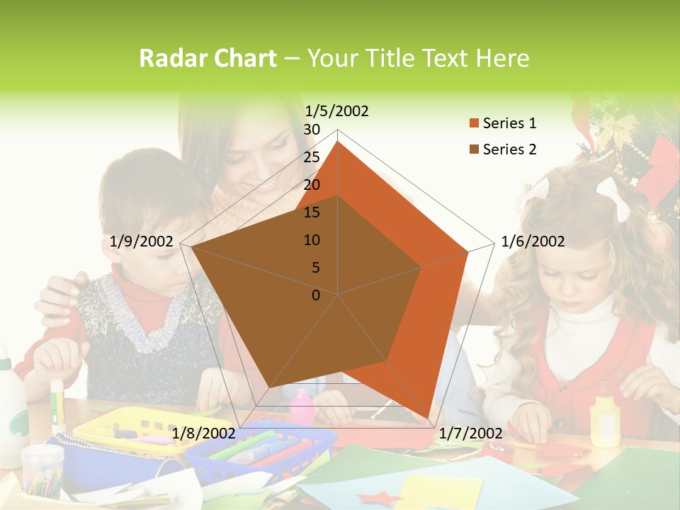 Glue Greeting Card Season PowerPoint Template