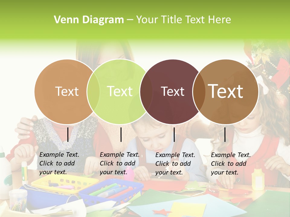 Glue Greeting Card Season PowerPoint Template