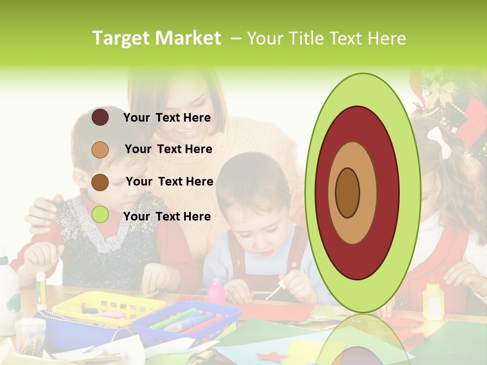 Glue Greeting Card Season PowerPoint Template