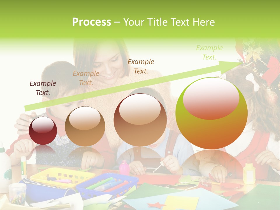 Glue Greeting Card Season PowerPoint Template