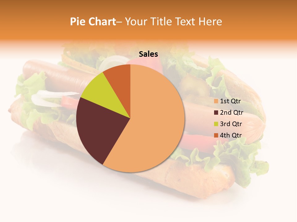 Sandwich Cucumbers Hot Dog PowerPoint Template