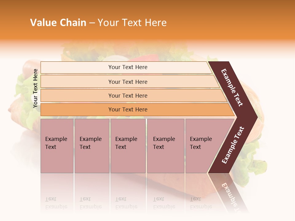 Sandwich Cucumbers Hot Dog PowerPoint Template