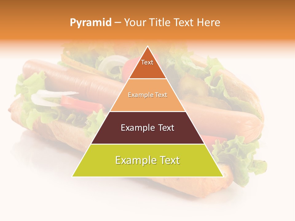 Sandwich Cucumbers Hot Dog PowerPoint Template