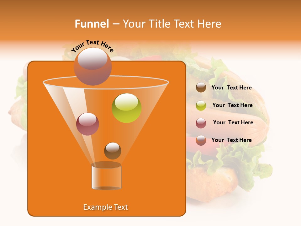 Sandwich Cucumbers Hot Dog PowerPoint Template