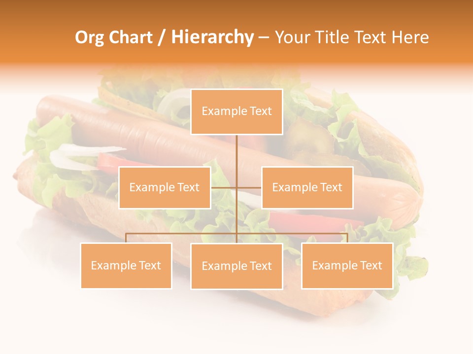 Sandwich Cucumbers Hot Dog PowerPoint Template