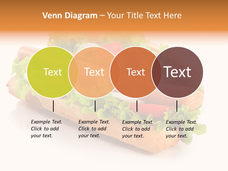 Sandwich Cucumbers Hot Dog PowerPoint Template