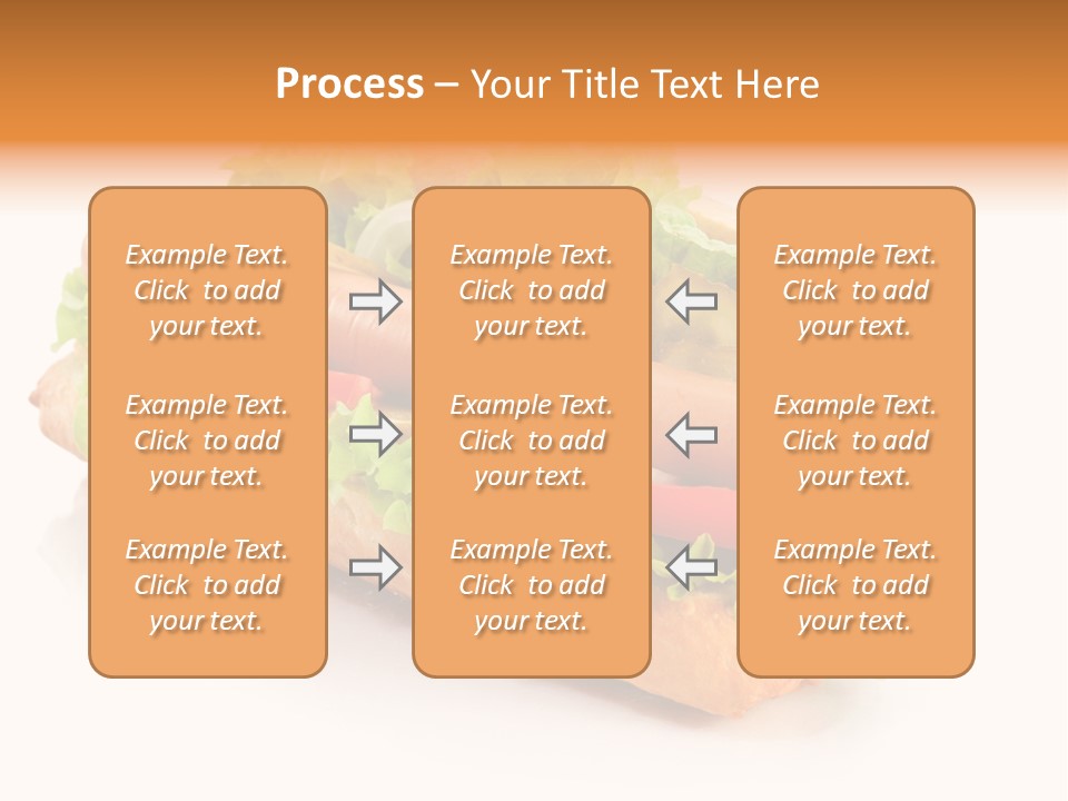 Sandwich Cucumbers Hot Dog PowerPoint Template